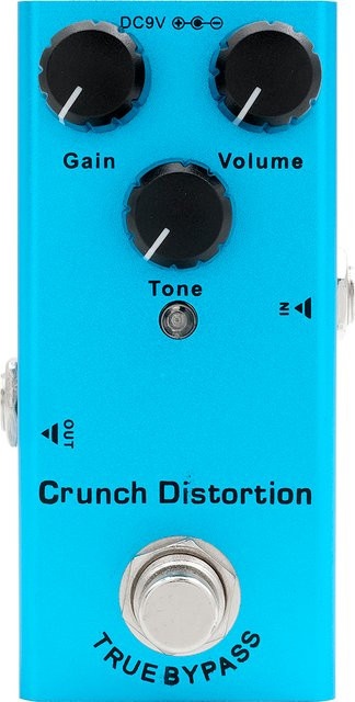 Irin EF-03 Crunch Verzerrung E-Gitarren-Effektpedal mit True Bypass und Metallgehäuse in Blau - Bild 1