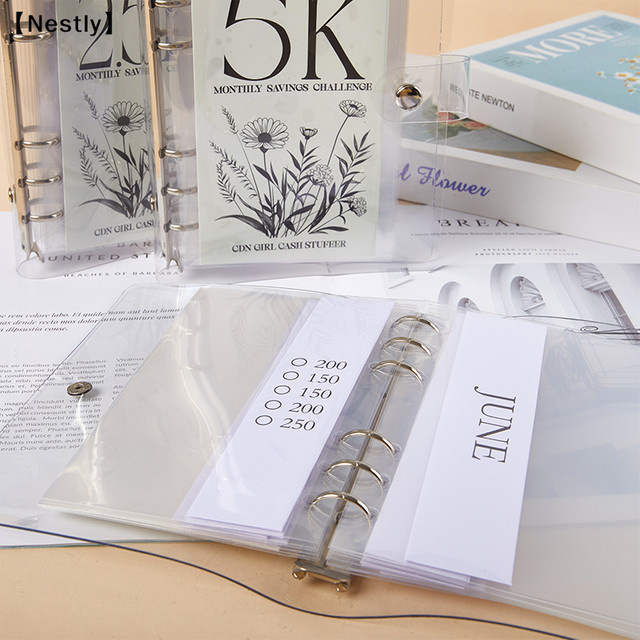 Nest 12-Monats-Geldsparchallenge Budgetplaner-Kit zum Sparen von 2.500 bis 10.000 Euro - Bild 1