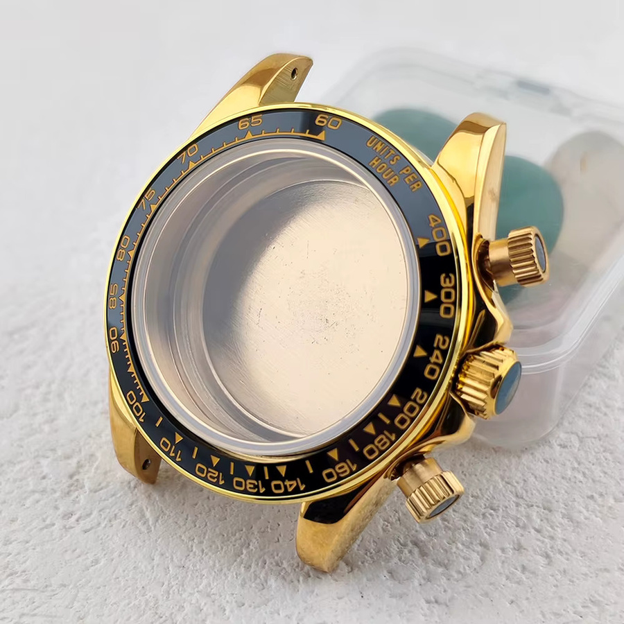 OUMASHI Uhrenzubehör Lünette, Edelstahl, Keramik, 39 mm, Unisex - Bild 3