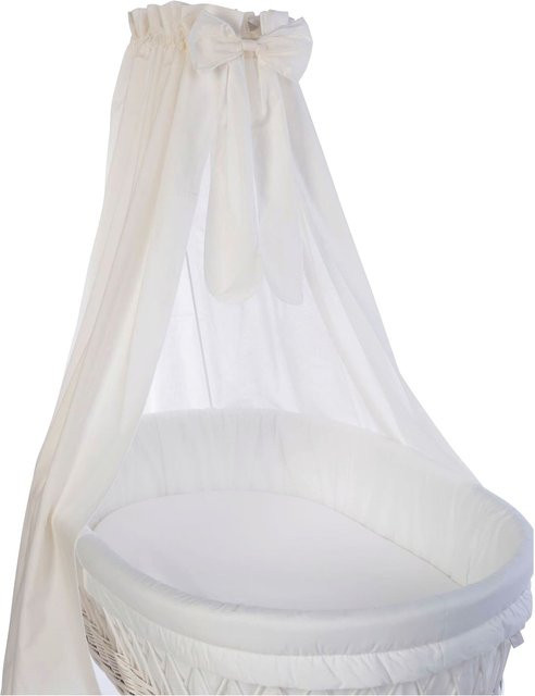 Mionido Stubenwagen Maxi Basic aus Buchenholz in Beige und Weiß - Bild 1