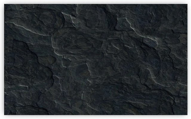 Walllux Küchenrückwand Schiefer Steinoptik in Grau und Anthrazit aus Aluminium-Verbund, B: 100 cm, H: 60 cm, Stärke: 3 mm - Bild 1
