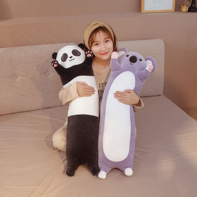 NIUHAPI Riesenpanda-Plüschtier, Rollenkissen, 50–130 cm - Bild 1