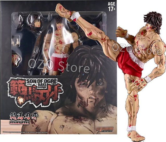 Bandai Baki Hanma Actionfigur, Einzelfigur, 17cm - Bild 1