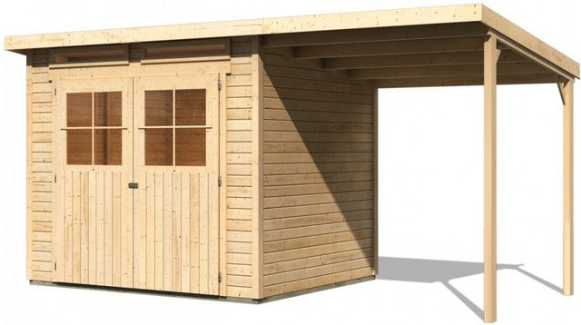 Gartenhaus GLÜCKSBURG 4 Naturbelassen B: 242 cm, H: 217 cm - Bild 1
