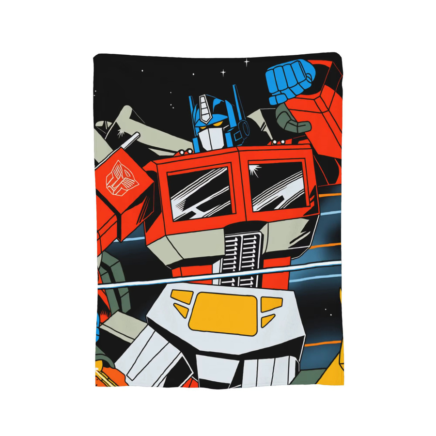 Warme Flanell-Decke Transformers Autobots von Potdemiel in Multicolour für Büro, Reise und Sofa - Bild 7