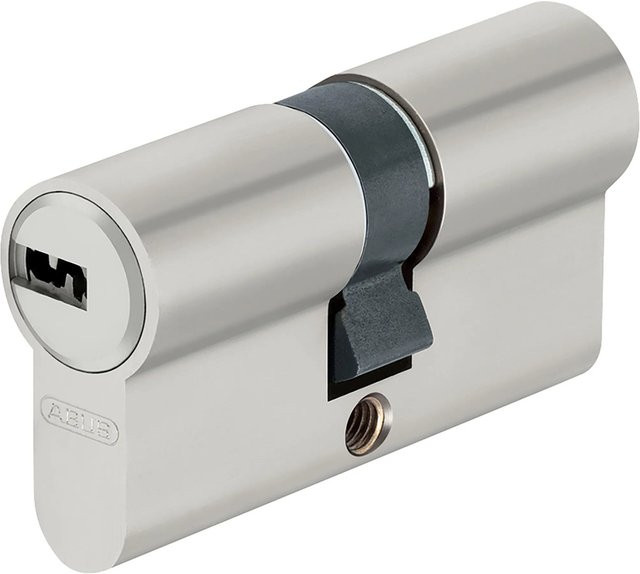 Abus Profilzylinder D6X in Edelstahl-Optik, Farbe Silber - Bild 1