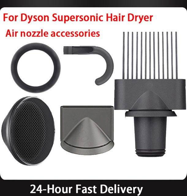 Dyson Anti-Fliegen Diffusionsdüsen-Befestigung Werkzeug für Supersonic Haar Trockner HD08 HD01 HD15 in Schwarz - Bild 1