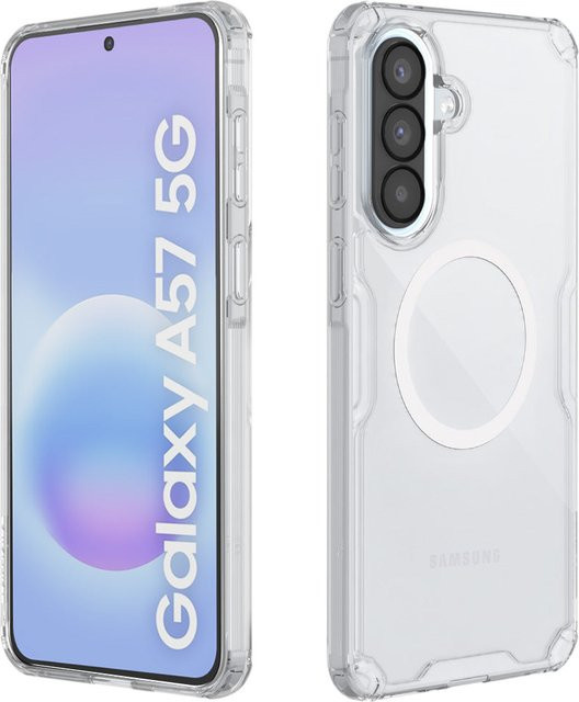 Nillkin Nature Pro MagSafe-Hülle für Samsung Galaxy A57 5G in Weiß und Transparent - Bild 1