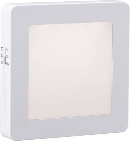 Paulmann Esby 92493 LED-Nachtlicht Quadratisch Weiß mit Dämmerungssensor Warmweiß - Bild 1