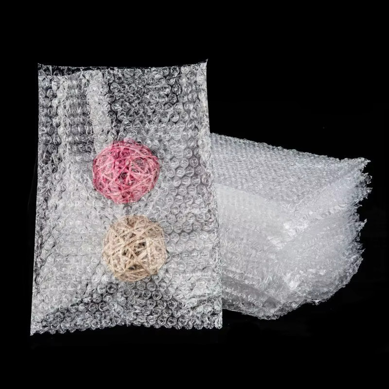100 Stück selbstklebende Luftpolstertaschen aus Kunststoff, transparente Luftpolster-Wickelbeutel für Versand und Verpackung, B: 10 cm, H: 8 cm - Bild 3
