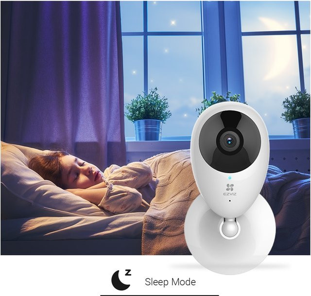 EZVIZ C2C PRO Indoor Cube WLAN Überwachungskamera in Weiß - Bild 1