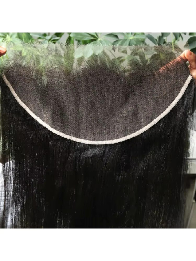 GloTress Lace Frontal und Closure Set, 13x6 und 4x4, brasilianisches Virgin Remy Echthaar, 8-22'' - Bild 5