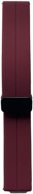 Peter Jäckel Uhrenarmband Silikon, 20 mm, Bordeaux, Unisex - Bild 1