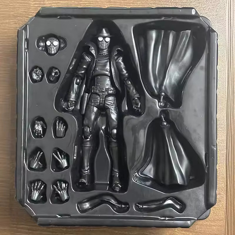 Bandai Marvel Miles Morales Spider-Man Into the Spider-Verse, Actionfiguren-Sammlung, Schwarz - Bild 2