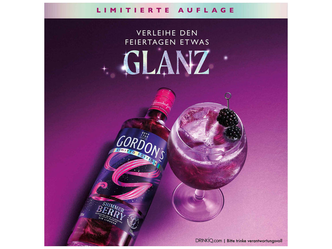 Gordon's Limited Edition Shimmer Berry Liqueur & Aperitif 0,7 l - Bild 3