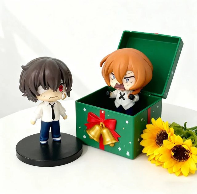 Bandai Bungo Stray Dogs Dazai Osamu Figur, 7 cm - Bild 1