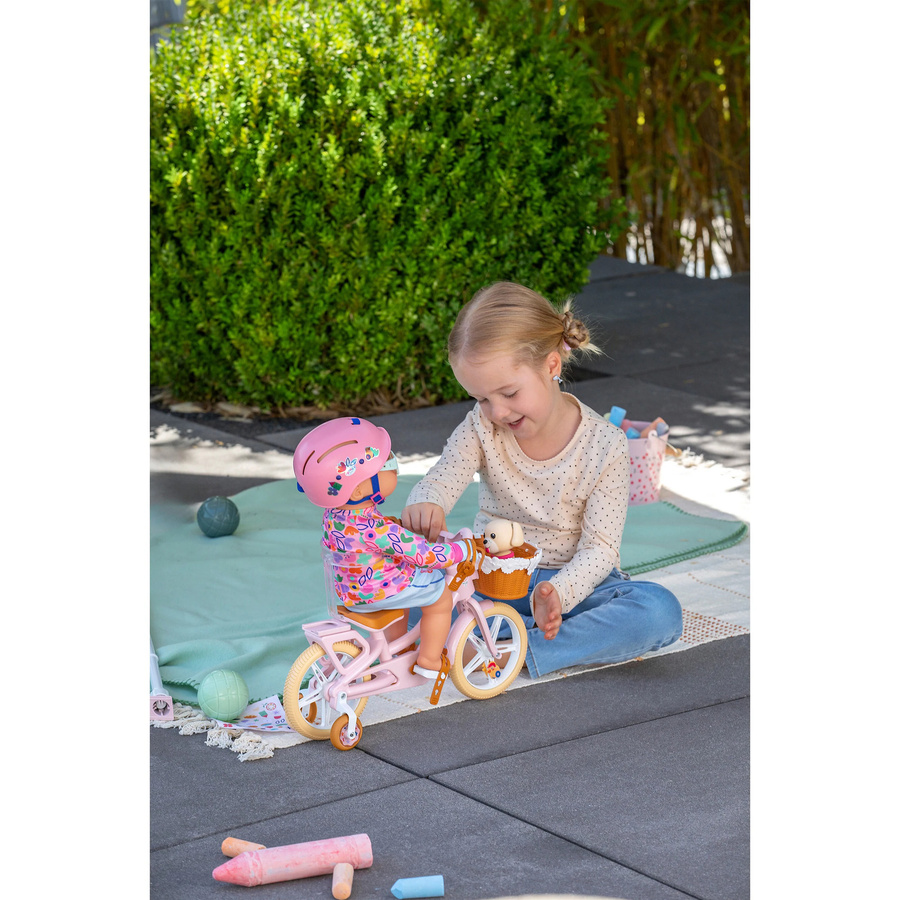 Zapf Creation Baby Born Puppen Fahrrad mit Welpen Lucky, ab 3 Jahre - Bild 1