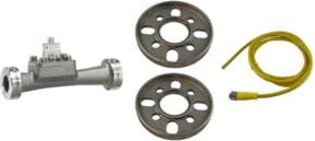 Grundfos Durchflusssensor VFI 0.3-6 m3/h, DN 18, Set VA, FKM, Silber, Edelstahl - Bild 1