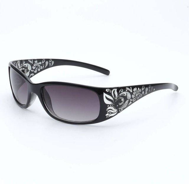 FEYE Sonnenbrille, Damen, Vollrand, Quadrat, Schwarz, Kunststoff - Bild 1