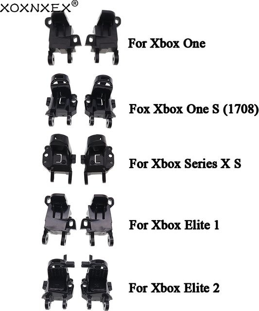 XOXNXEX Trigger-Halterung für Xbox One, Series S und X Elite Controller, Ersatzteil für RT LT Tasten, Schwarz - Bild 1