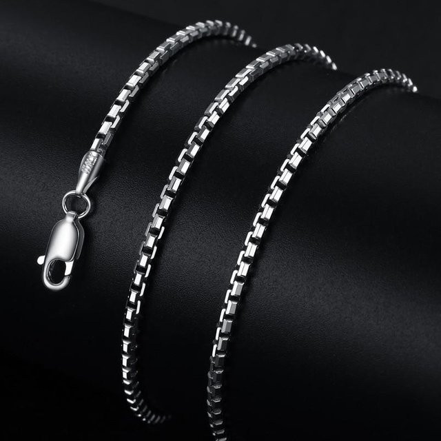 Bocai Halskette 925 Silber, Schwarz, Herren, 45cm - Bild 1