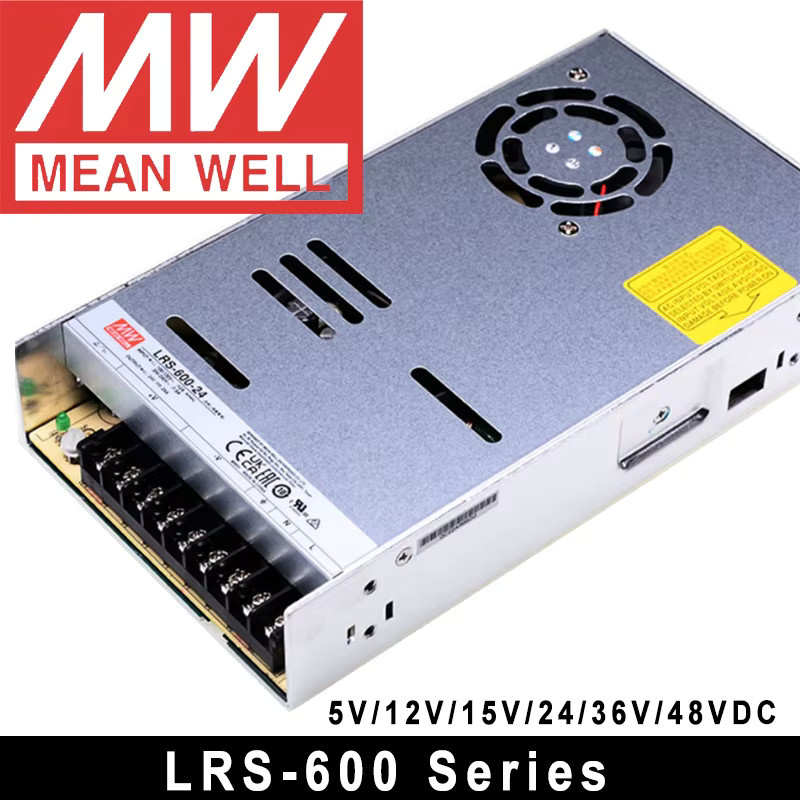 Mean Well LRS-Serie Schaltnetzteil mit Einzelausgang, Farbe: Silber - Bild 3