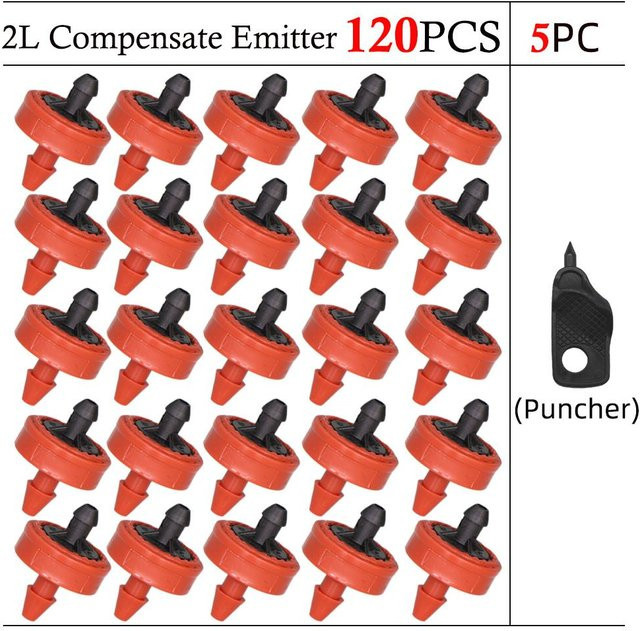 Bestbags Automatischer Kompensationstropfer Steady Flow Garten Emitter zur Bewässerung in Rot mit 2l, 4l oder 8l Kapazität - Bild 1