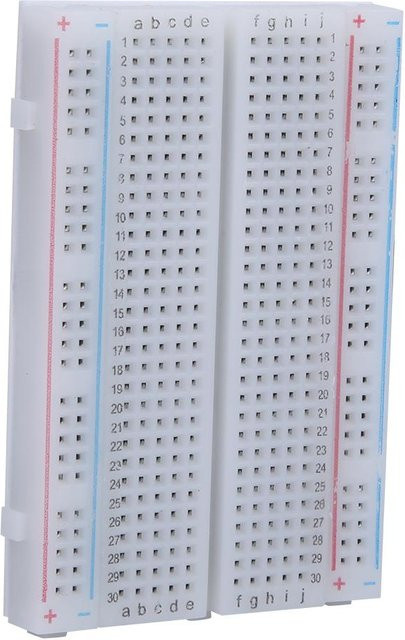 Painter Steckbrett Schaltungstestboard mit 400 TiE Punkten, lötfrei und wiederverwendbar, weiß - Bild 1
