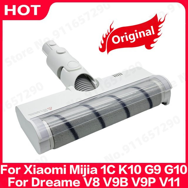 Elektrische Ersatz-Teppichbürstenköpfe in Weiß für Dreame und Xiaomi Mijia 1C K10 G9 G10 V8 V9B V9P V11 Staubsauger - Bild 1