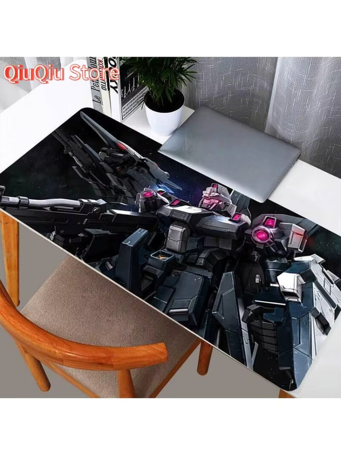 Bandai Sazabi Gundam Gaming-Mauspad in Rot und Multicolour, wasserdichte und rutschfeste Schreibtischunterlage - Bild 2