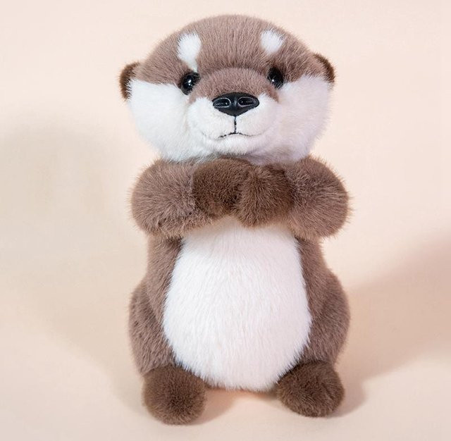 Yiran toy Otter Plüschtier, Braun, 35cm - Bild 1