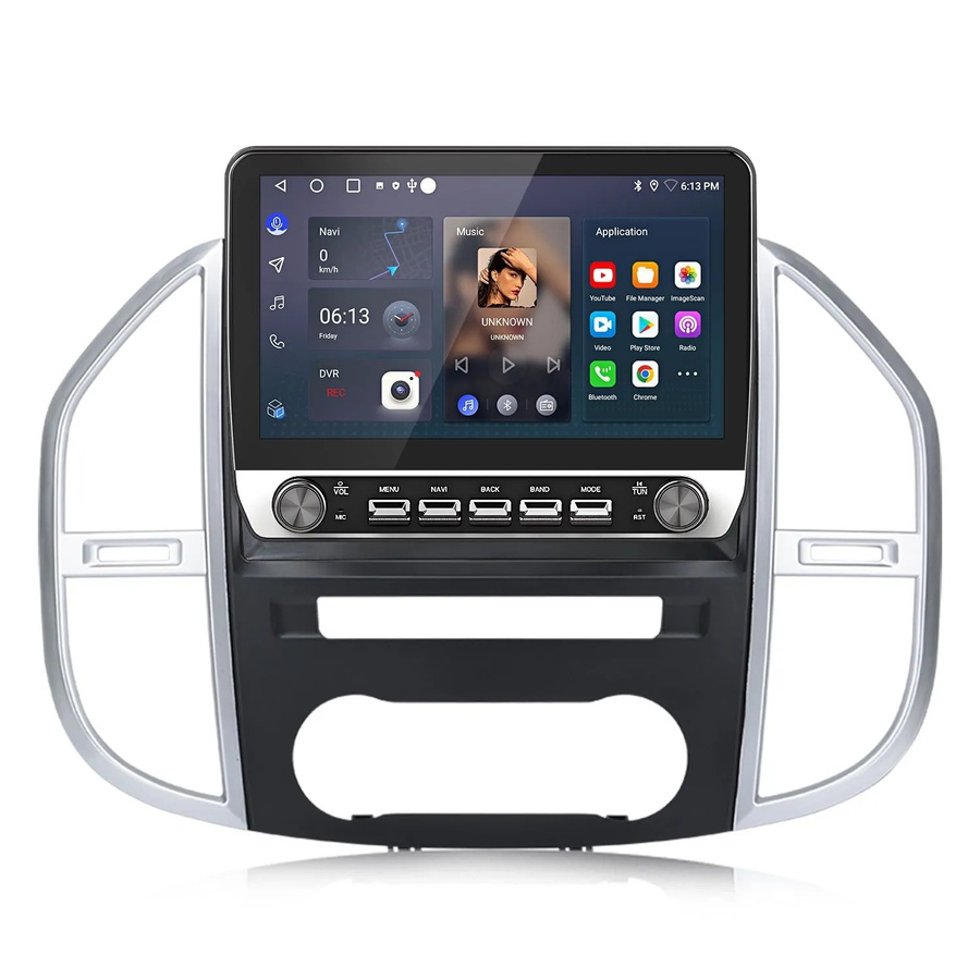 Junsun Autoradio für Mercedes Benz Vito W447 2014-2020 in Schwarz - Bild 2