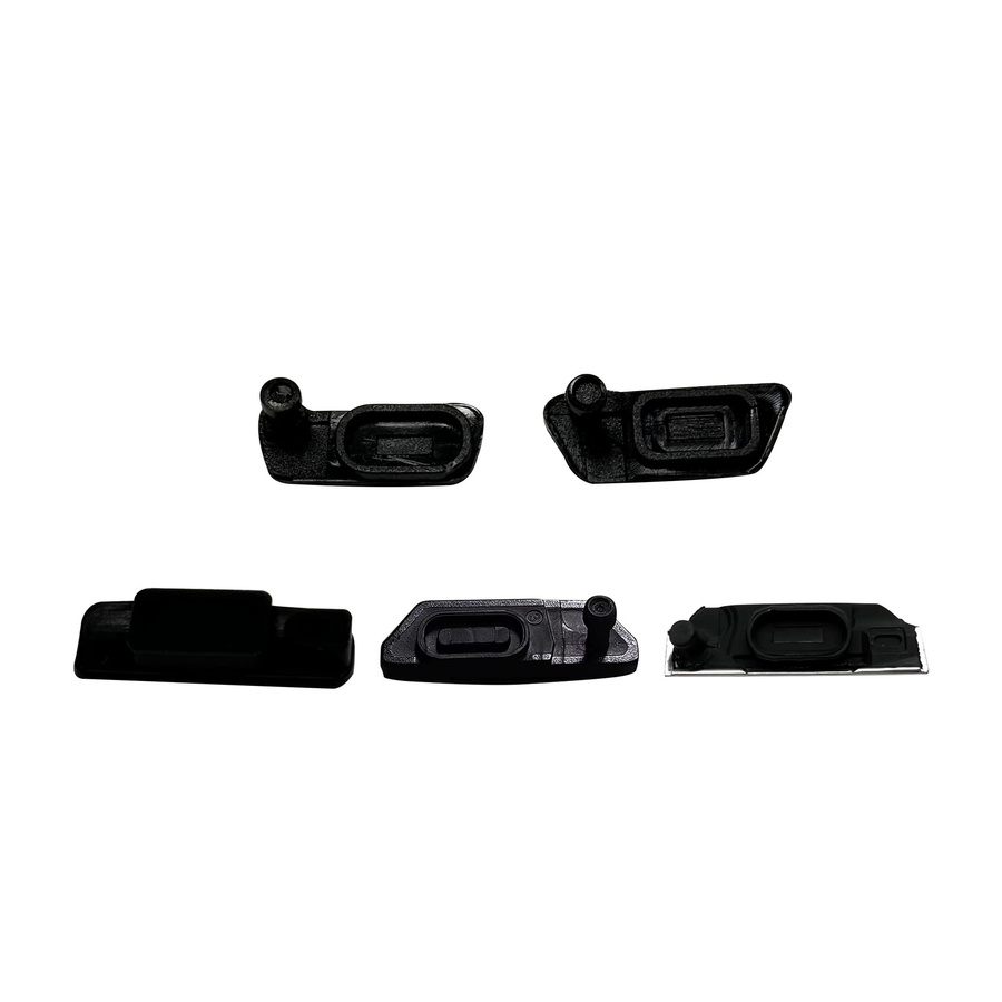Wasserdichte Anti-Staub-Abdeckkappe für Garmin Edge Radcomputer, USB-C Lade-Schutzgummi in Schwarz - Bild 1