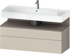 Duravit Waschtischunterschrank Qatego mit 1 Kasten und 1 Auszug, B/T/H: 119 x 47 x 59 cm - Bild 1