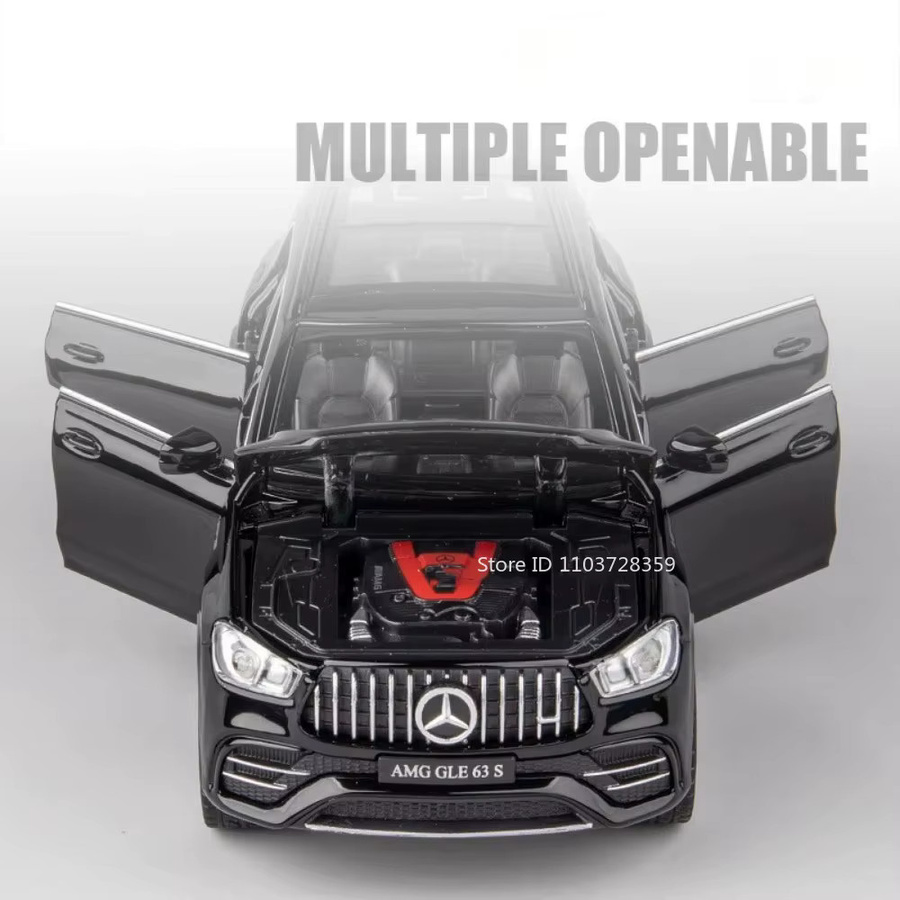 MAKEDA GLE 63S C260L Spielzeugauto, 1:32, Metall, mit Licht und Sound - Bild 4