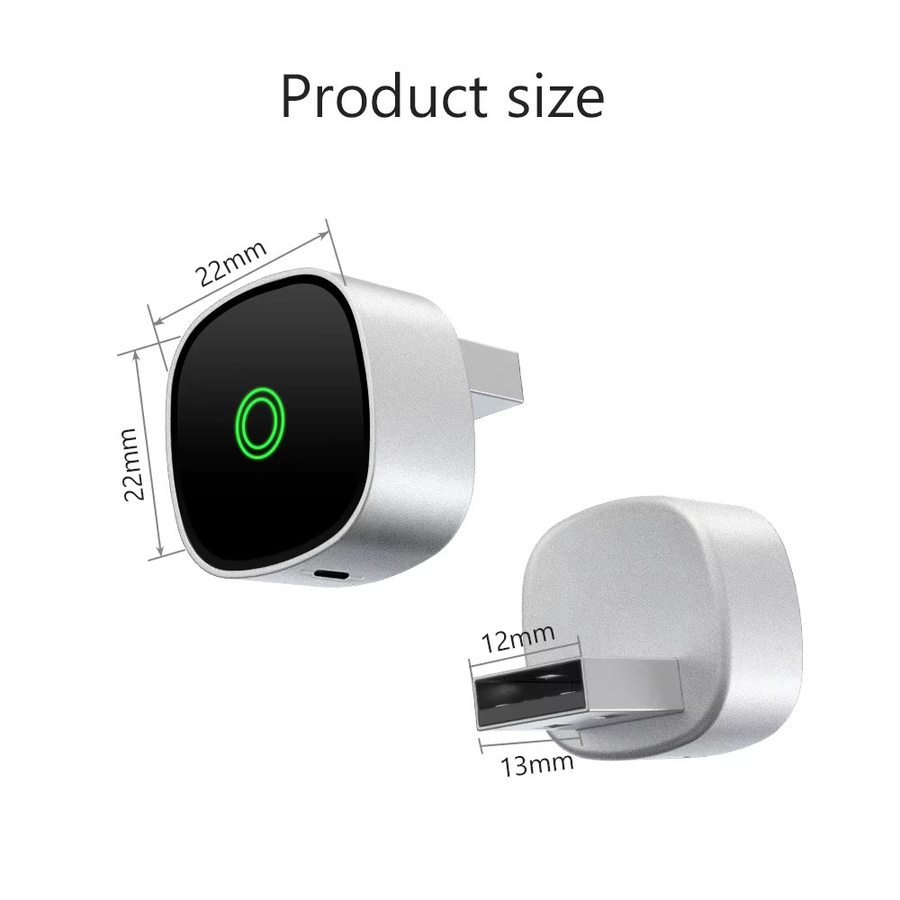 AUTOABC Wireless CarPlay und Android Auto Adapter 2 in 1 Dongle in Silber - Bild 2