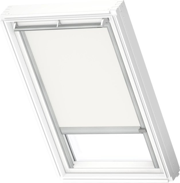 Velux Verdunkelungsrollo DSL FK08 1025K mit Schiene in Weiß-Alu - Bild 1