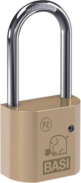 BASI Vorhangschloss VHS PZ in Gold mit Messinggehäuse - Bild 1