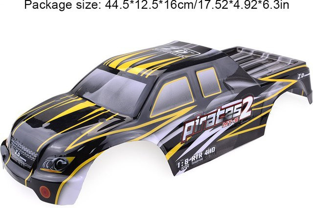 ZD Racing RC Lkw Auto Karosserie Abdeckung, 1:8, Kunststoff - Bild 1
