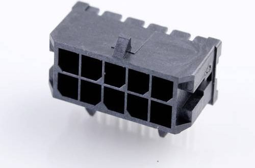 Molex Einbau-Stiftleiste Standard in Schwarz mit 10 Polen und 3mm Rastermaß - Bild 1