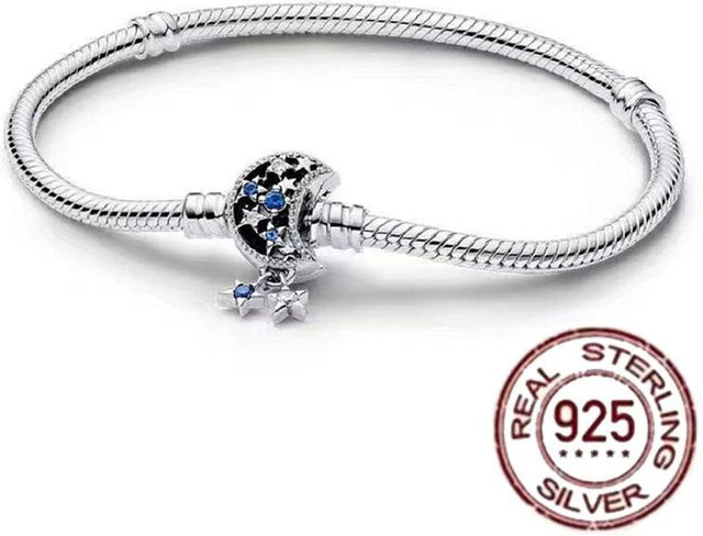 Wan Ying Charm-Anhänger 925 Silber, Zirkonia, Damen, fluoreszierend grün - Bild 1