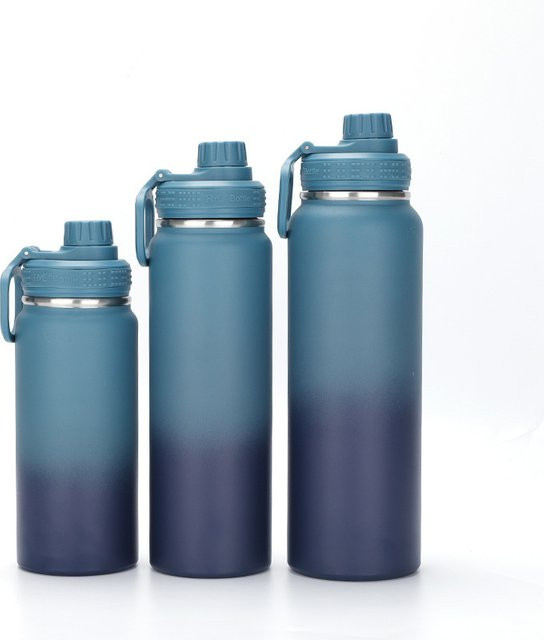 Personalisierte PuraCool Thermo-Wasserflasche aus Edelstahl mit Vakuumisolierung und Flip-Verschluss, 600 ml / 800 ml / 1000 ml - Bild 1