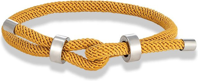 Seilarmband Edelstahl, Weiß, Unisex, Minimalistisch - Bild 1