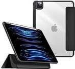 eSTUFF BOSTON Folio Etui für Apple iPad 10.2 (2019, 2020, 2021) in Schwarz und Transparent - Bild 1