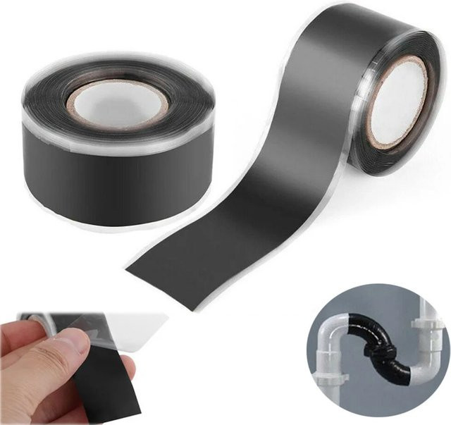 Wasserdichtes und elastisches Mehrzweck-Klebeband in Schwarz zur Pipeline-Reparatur und Isolierung - Bild 1