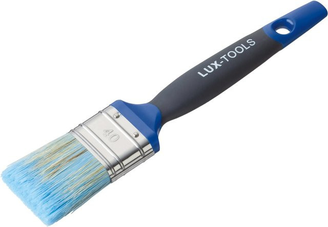LUX-TOOLS Flachpinsel Soft Grip Universal Blau Breite: 40 mm - Bild 1