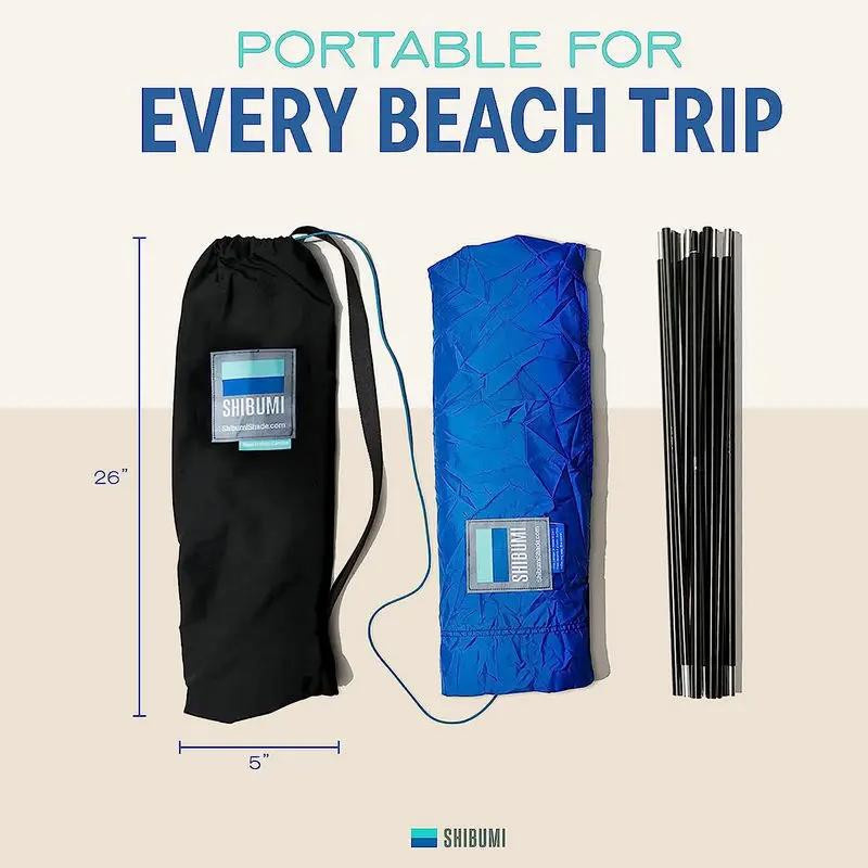 CICI Global Home Strandzelt aus Nylon mit Sonnenschutz und wasserdichter Funktion, B/B/H: 3 x 5 m - Bild 2