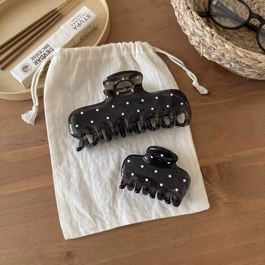 GIOIO Haarklammer, Rechteckig, Polka-Dot, Damen, 2 Stück - Bild 4
