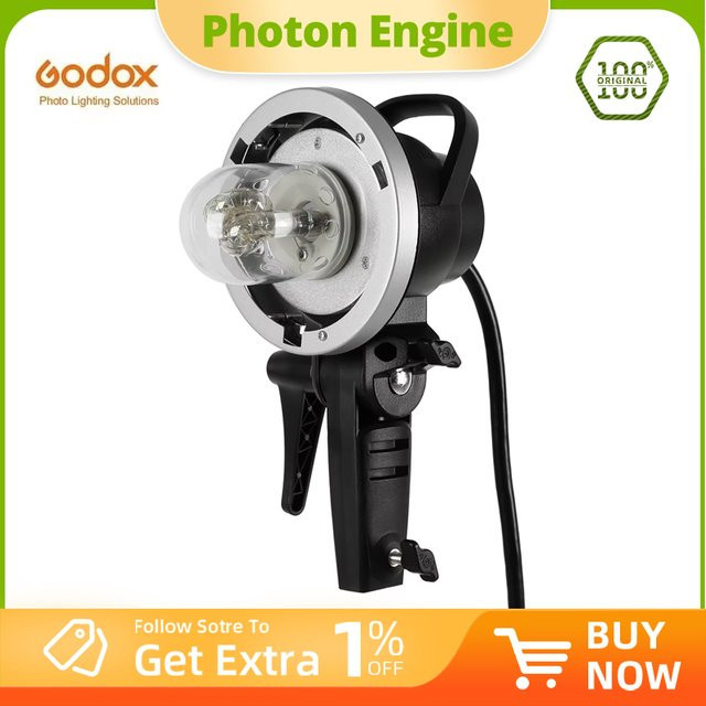 Godox H600B Bowens-Halterung für AD600B und AD600BM Wireless Studio Strobe Flash in Schwarz - Bild 1