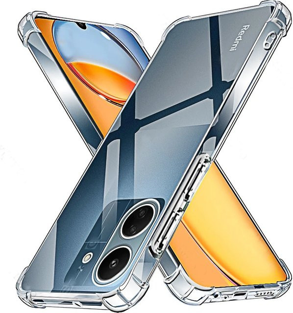 Transparente Silikon Handyhülle für Xiaomi Redmi 13C 12C 10C 9C 12 4G 5G - Bild 1